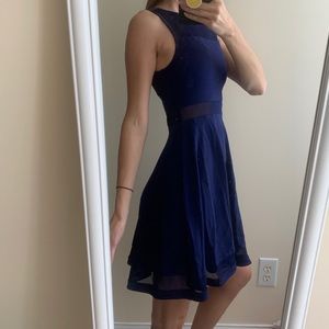 EXPRESS Sheer Middle Dress